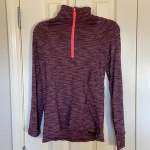 Lululemon rulu burgundy quarter zip